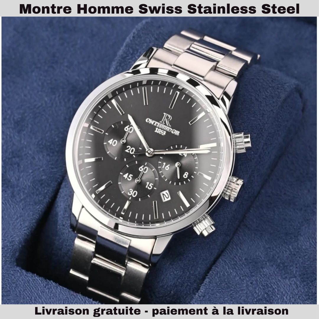 Montre Homme Swiss Stainless Steel