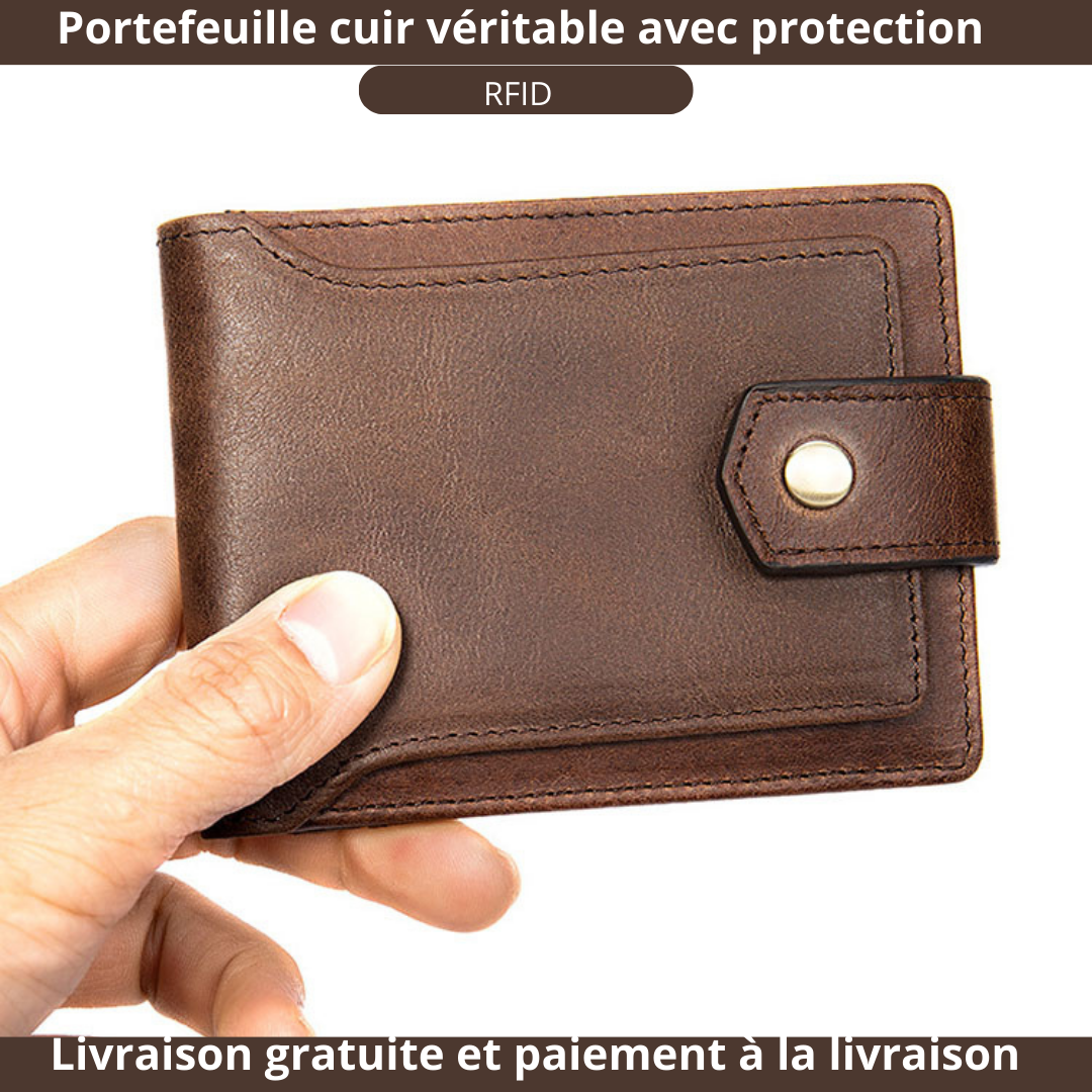 Portefeuille Men Bifold protection RFID