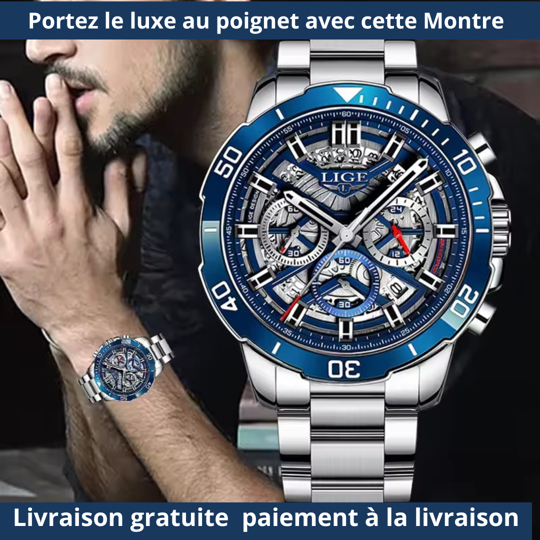 Montre LIGE 89197 Full Steel Sports