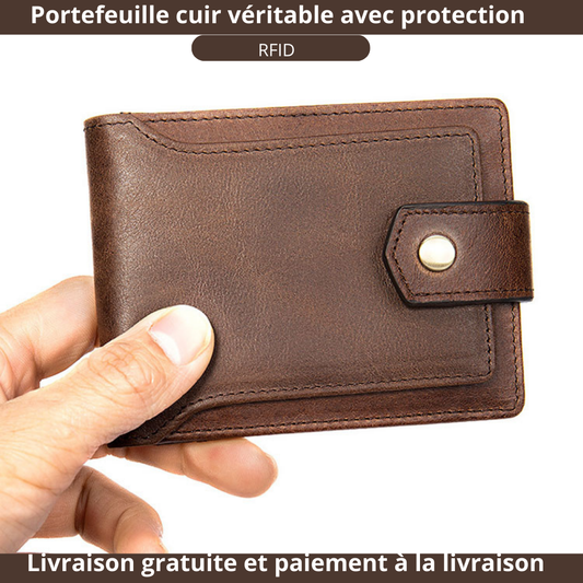 Portefeuille Men Bifold protection RFID