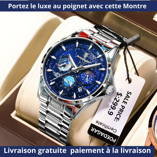 Montre de luxe Poedagar  Star Dial Watch