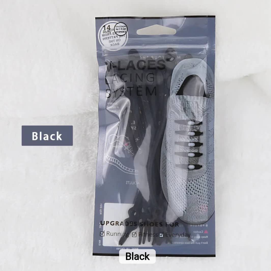 LACET EN SILICONE TRES PRATIQUE POUR LE CONFORT DE VOS PIEDS