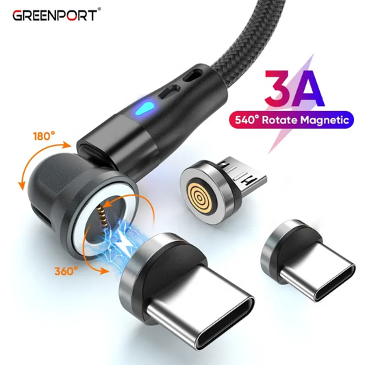 Cable de recharge magnétique  360 statik